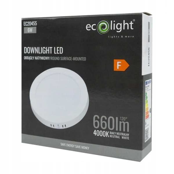 DOWNLIGHT LED N/T RUND 6W 4000K HVID DL-1