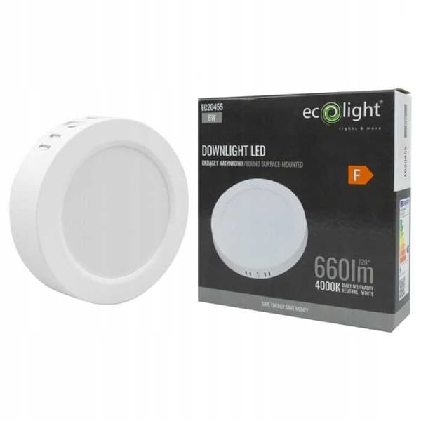 DOWNLIGHT LED N/T RUND 6W 4000K HVID DL-1