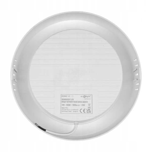 DOWNLIGHT LED N/T RUND 18W 4000K HVID DL-1