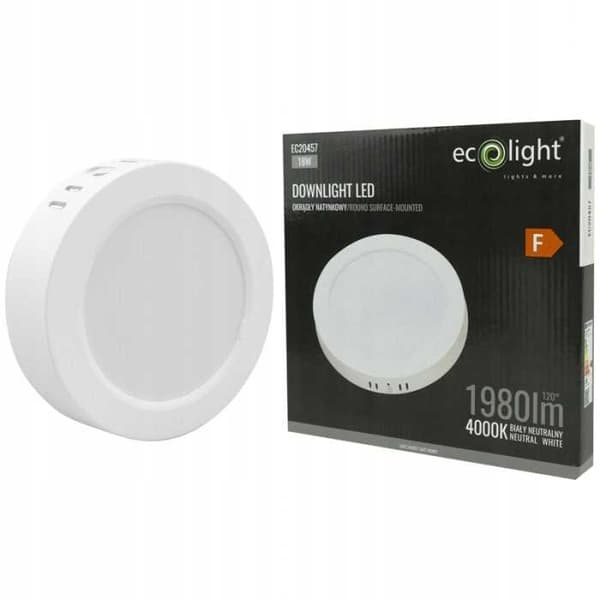 DOWNLIGHT LED N/T RUND 18W 4000K HVID DL-1