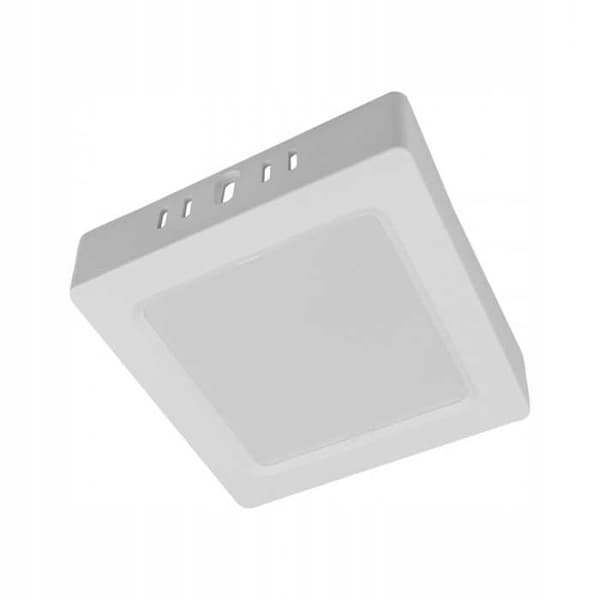 DOWNLIGHT LED N/T FIRKANTET 6W 4000K HVID DL-1