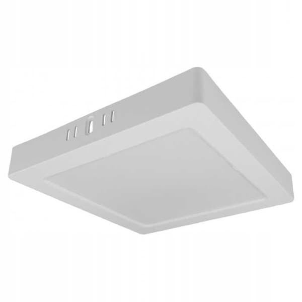 DOWNLIGHT LED N/T FIRKANTET 18W 4000K HVID DL-1