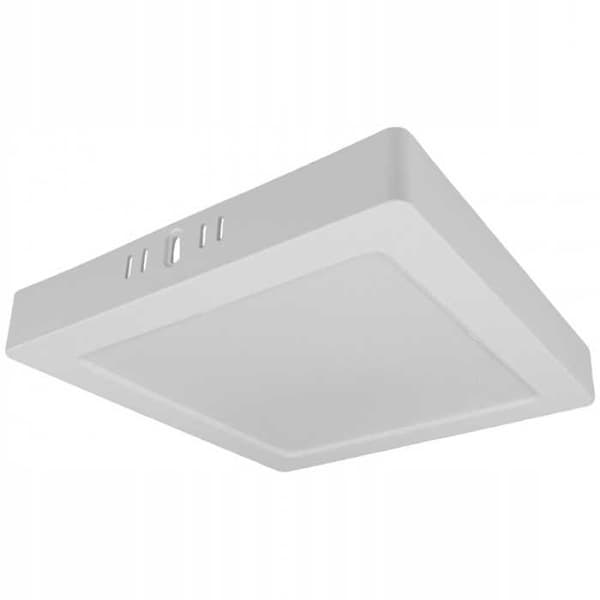 DOWNLIGHT LED N/T FIRKANTET 24W 4000K HVID DL-1