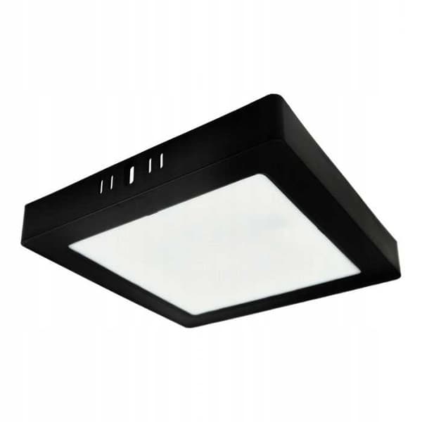 DOWNLIGHT LED N/T KVADRATISK 18W 4000K SVART DL-1