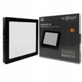 Miniatyrbillede 1 af 4: DOWNLIGHT LED N/T FIRKANTET 24W 4000K SORT DL-1