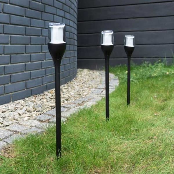 Solcellslampa för trädgård LED SSO-1 FLAME 1600K