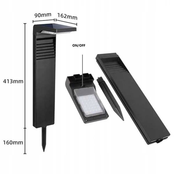 Solcellslampa för trädgårdsarbete LED SSO-2