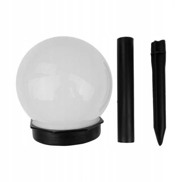 Solcellsdriven trädgårdsstolpe LED rund lampskärm SSO-5
