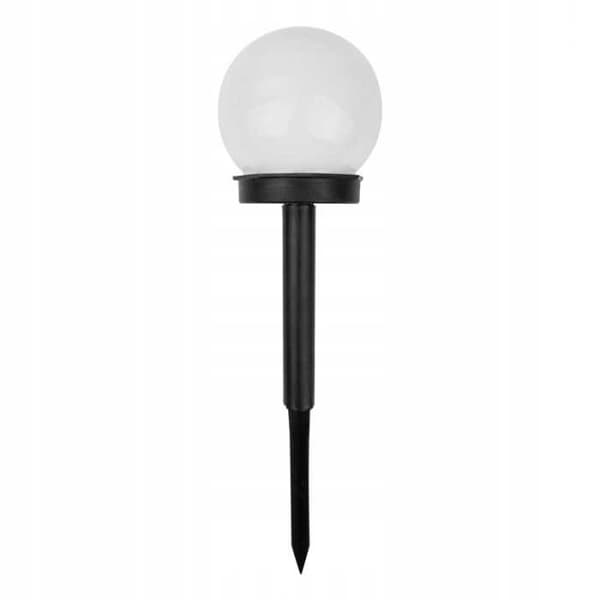 Solcellsdriven trädgårdsstolpe LED rund lampskärm SSO-5