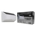 Miniatyrbillede 5 af 7: Hvid solcelledrevet facadelampe 6W 4000K SOE-10