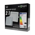 Miniatyrbillede 4 af 8: LED downlight 12W firkantet CCT 2in1