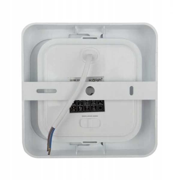 LED downlight 12W firkantet CCT 2in1