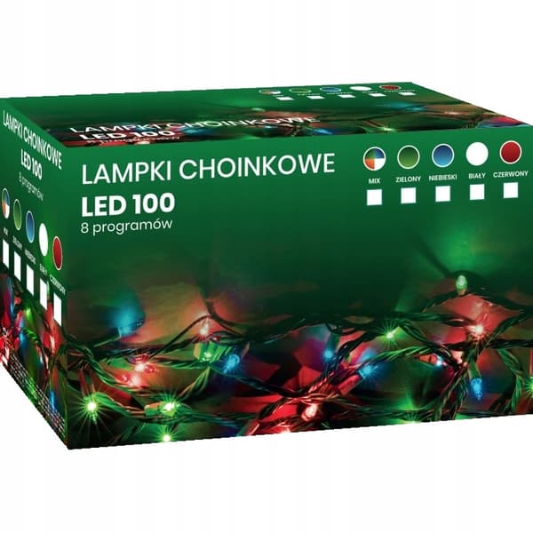 LED-joulukuusen valot 100 kpl sekoitus