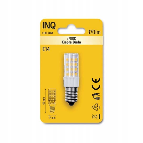 LED-LAMPE E14 3,8W 370lm 2700K HÆTTEINQ