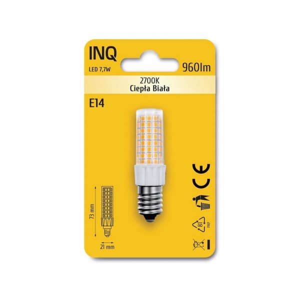LED-LAMPE E14 7,7W 960lm 2700K HÆTTEINQ