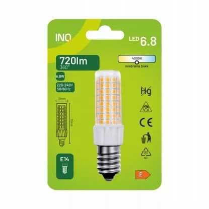 LED-LAMPE E14 6,8W 720lm 4000K HÆTTEINQ