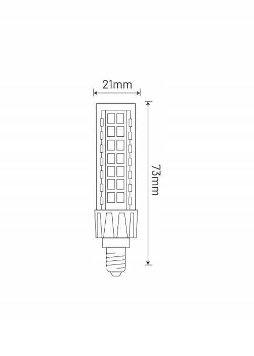 LED-lamppu E14 6,8 W 720 lm 2700 K huppu INQ