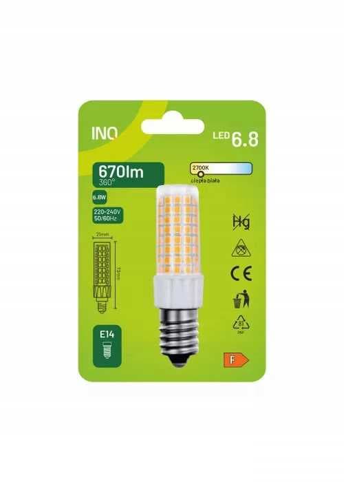 LED-lamppu E14 6,8 W 720 lm 2700 K huppu INQ