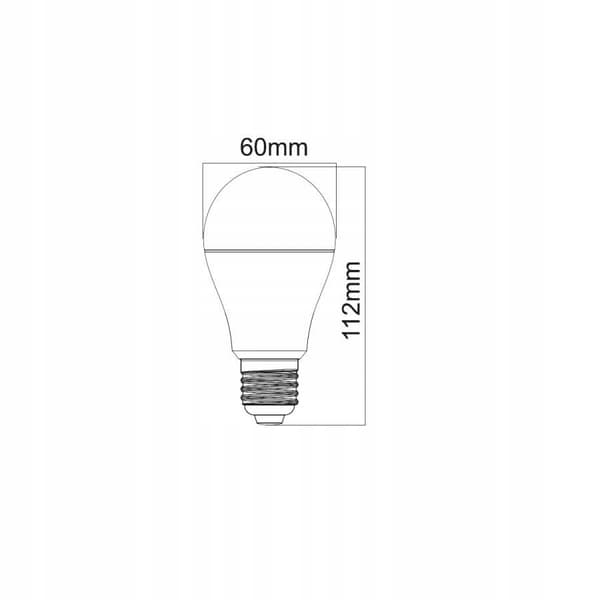 LED-pære E27 9W 4000K 860lm med skumringssensor