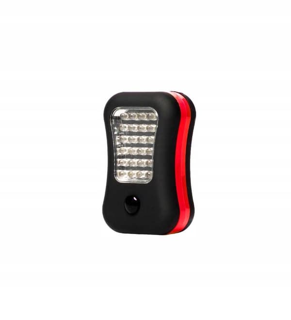 LED-taskulampun ripustin PUNAINEN 3W 80lm 3xAAA (R03)