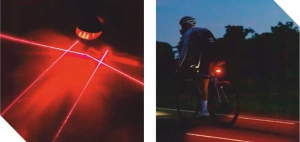 Bike 051 LED cykellygte 1W 20lm 2xAAA (R03)