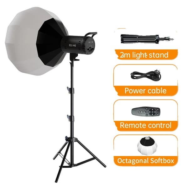 Bowens LED Video Lys, Bi-Farvet Temperatur 3200K-5600K, Justerbar Lysstyrke 5-100,SH-TYD-175-5