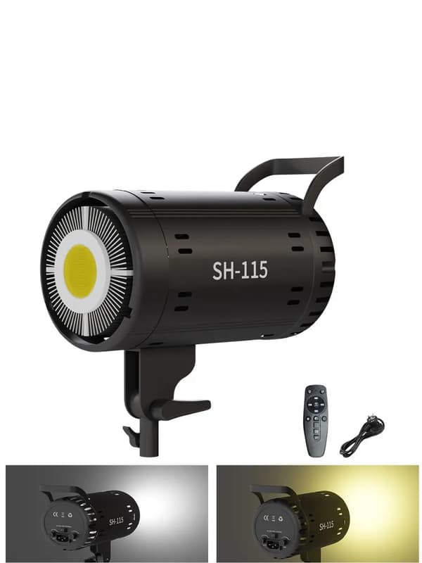 Bowens videostudio-kit, 115W ljusstyrka, fjärrkontroll aktiverad,1st 115w