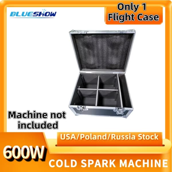 Kall Funksmaskin, 750W Effekt, DMX Kontroll,Endast 1 Fall 4in1, Vit Skal