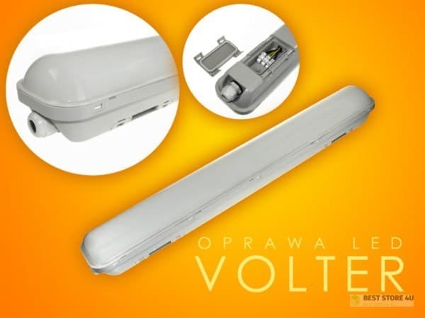 Volter 40w 120cm 4000K IP65 nødbelysnings-LED-armatur