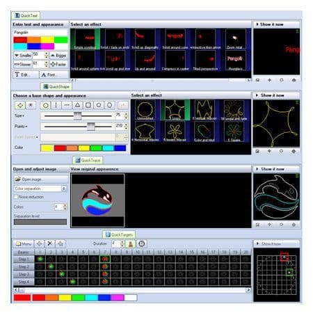 Laserhanteringsprogramvara PANGOLIN QUICKSHOW