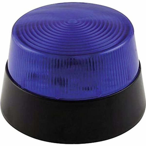 Led stroboskopblixt - blå - 12 vdc - ø 77 mm