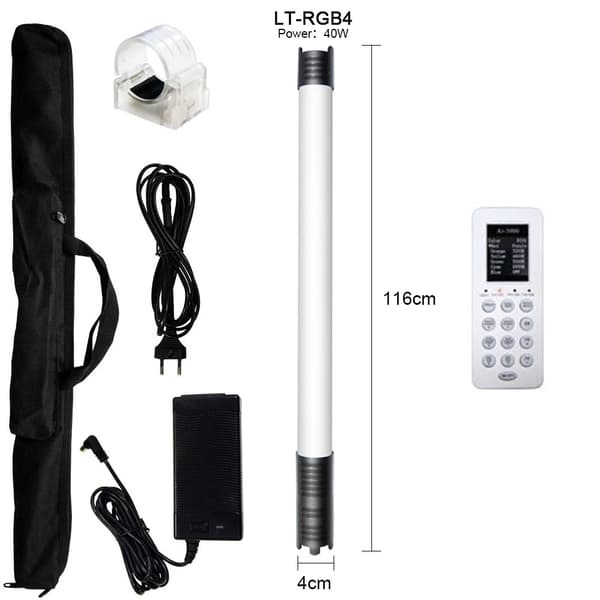 Handhållen RGB-videolampa, bred färgtemperaturintervall, bärbar och lättanvänd,LT-RGB4