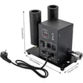 Miniatyrbillede 2 af 2: Dobbelt-rør Atomizer, 200 W Effekt, DMX CO2 Kontrol Jet,sort