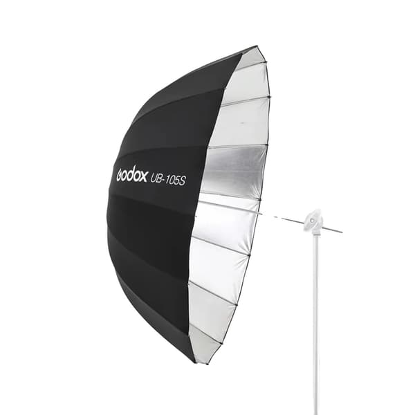 Parabolinen sateenvarjo valo, 105 cm halkaisija, musta heijastava pinta,Sarja 1