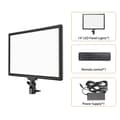 Miniatyrbild 2 av 2: 14" LED Videolampa, Bi-färg 3200K-5600K, Fjärrkontroll,SH-PBD-45
