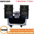 Miniatyrbillede 2 af 2: Kold Funkmaskine, 700W Effekt, DMX Kontrol,2 maskiner 1 sag, 600W