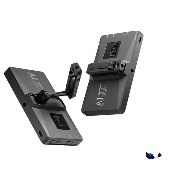LED Videolys, RGB Farvetemperatur 2500K-8500K, Dæmpbar, Metal Konstruktion