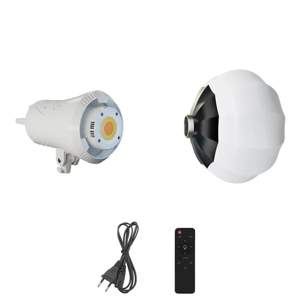 SH LED COB Video Lys, Bi-farvet 3200K-5600K, Justerbar Lysstyrke 1-100,90W Softbox