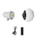 Miniatyrbillede 1 af 2: SH LED COB Video Lys, Bi-farvet 3200K-5600K, Justerbar Lysstyrke 1-100,90W Softbox