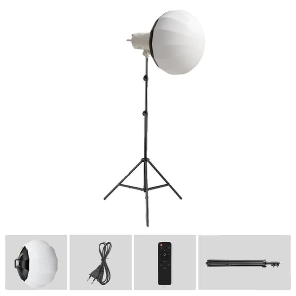 SH LED COB Video Lys, Bi-farvet 3200K-5600K, Justerbar Lysstyrke 1-100,90W sæt 2