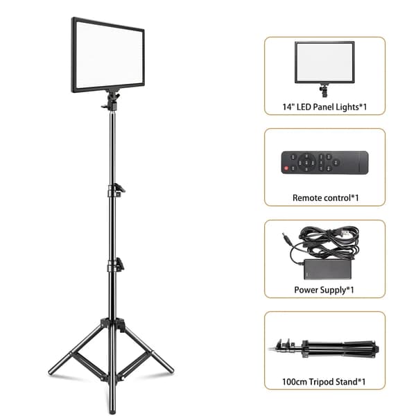 LED Videolampa, Justerbar Färgtemperatur, Kamerabelysning,SH-PBD-45-1