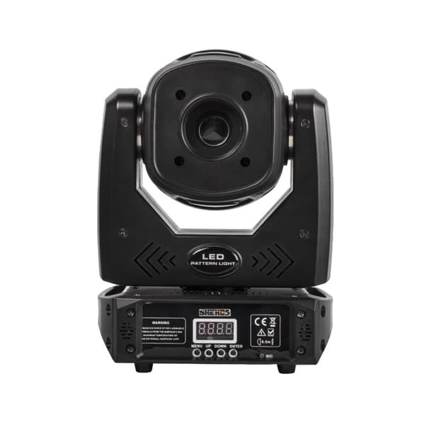 LED Moving Head Light, 540° Pan, 200° Tilt,1 stk, EU -stik