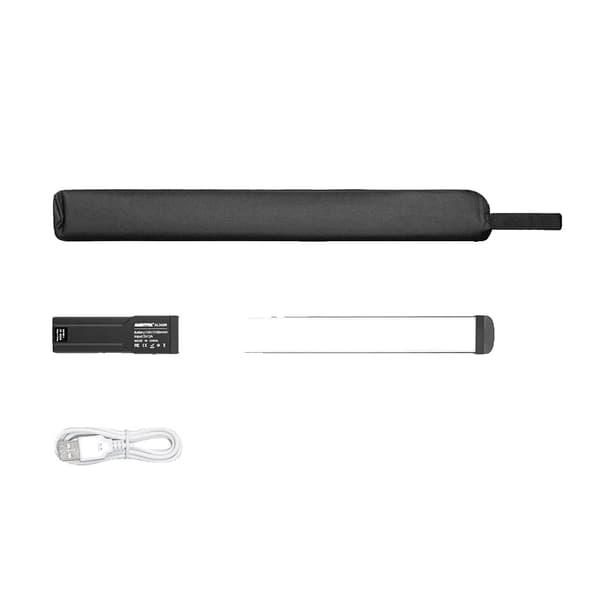 Håndholdt LED Videolys, Justerbar 3000K-6000K Farvetemperatur, 15W Effekt,AL360R RGB