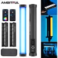 Miniatyrbild 2 av 2: AMBITFUL A2 Kit-2 RGB Rörlampa, 8W Effekt, Trådlös Mobilkontroll,A2 Kit-2
