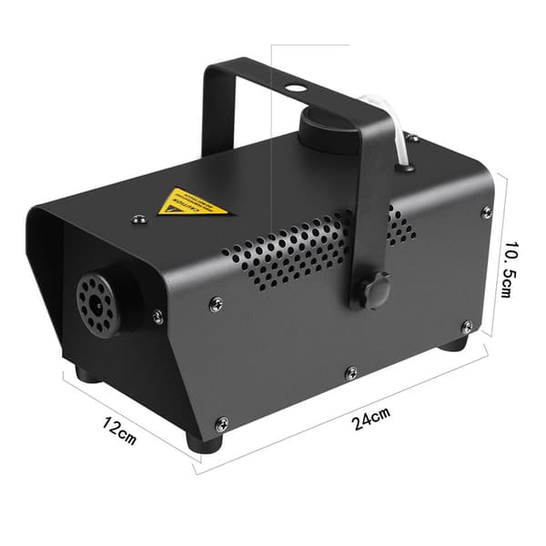 Trådløs tågemaskine, 400W effekt, DMX scenelys