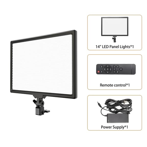 LED Video Lys, Justerbar Farvetemperatur, Kamera Belysning,SH-PBD-45