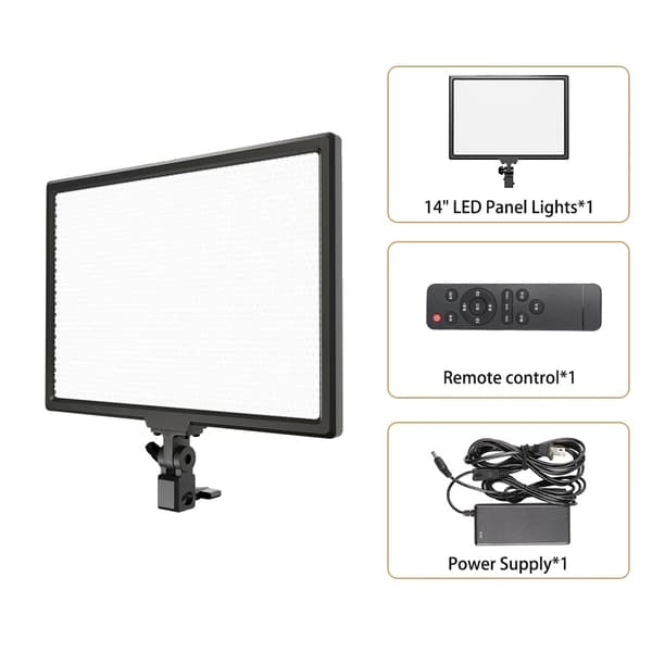 LED Video Lys, Justerbar Farvetemperatur, Kamera Belysning,SH-PBD-45