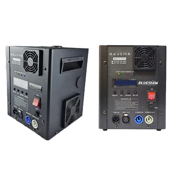 Kold Funkmaskine, 700W Effekt, 3-6 Meter Sprøjtehøjde, DMX Kontrol,2  Maskine