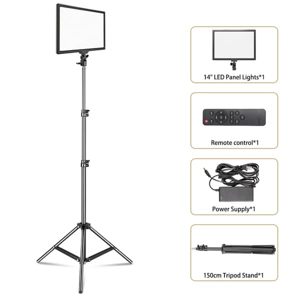 LED Video Lys, Justerbar Farvetemperatur, Kamera Belysning,SH-PBD-45-2