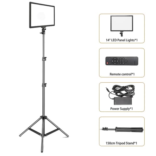 LED Video Lys, Justerbar Farvetemperatur, Kamera Belysning,SH-PBD-45-2